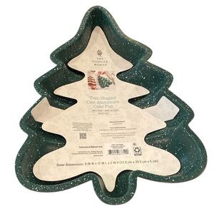 The Pioneer Woman Green Tree Cast Aluminum Cake Pan